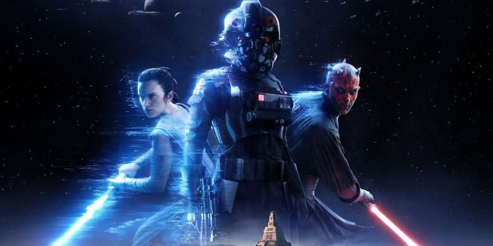 A imagem da capa do notório Star Wars Battlefront II