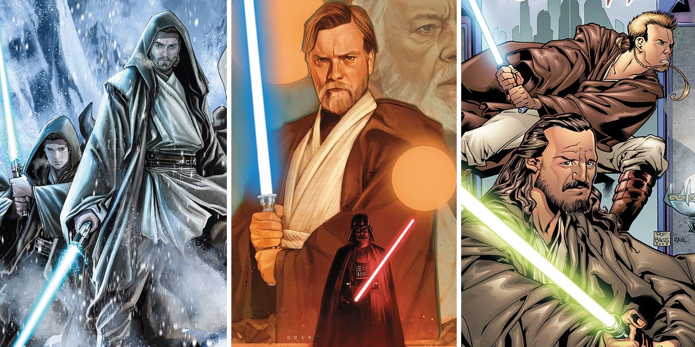 Comic Review - Qui-Gon Jinn and His Padawan Travel to to a Moon of Darkness  in Star Wars: Obi-Wan #2 