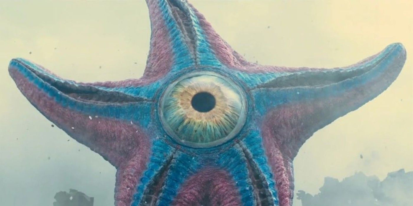 Starro terrorizes Corto Maltese in the Suicide Squad