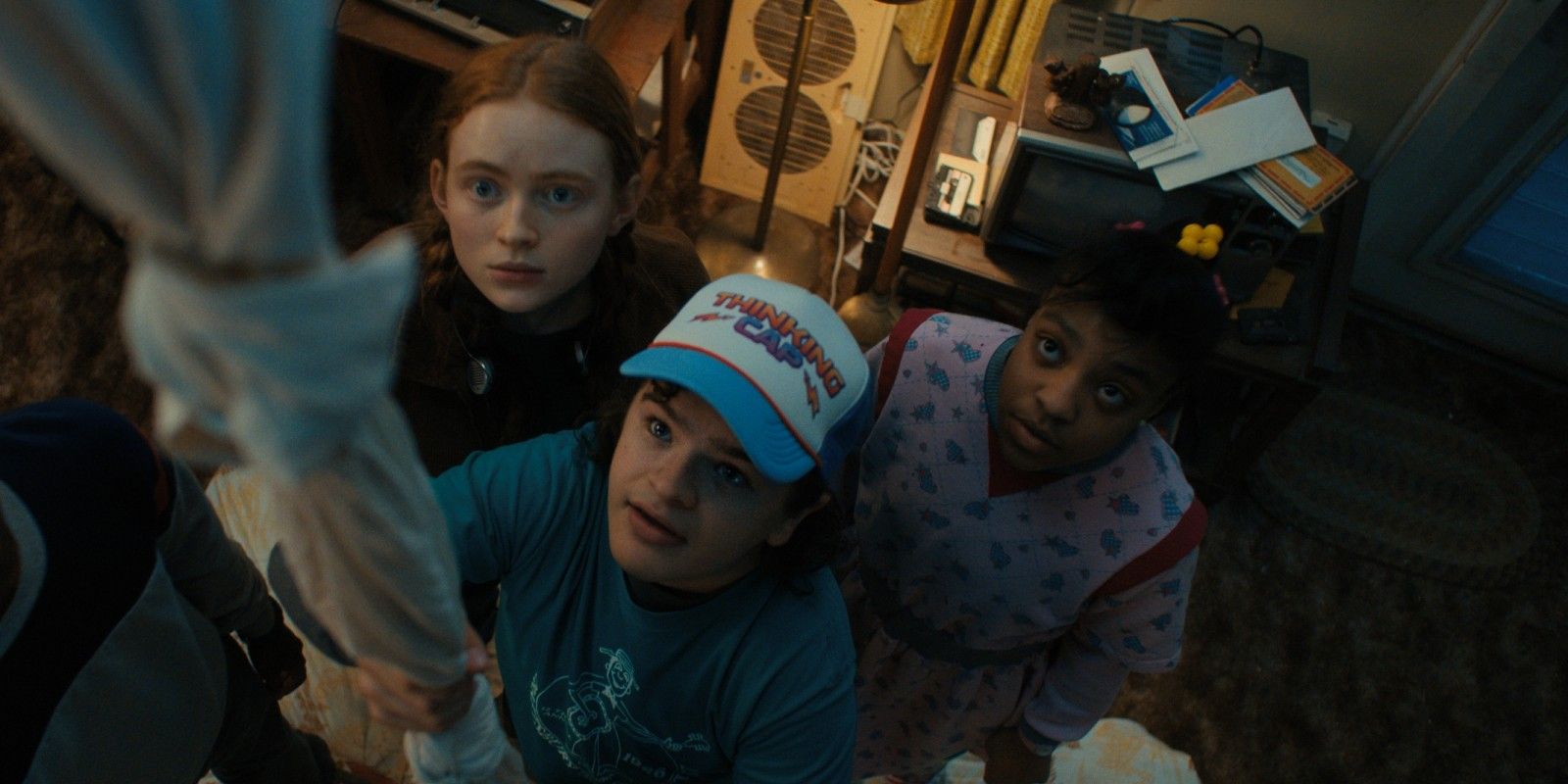Max, Dustin, and Erica in Season 4 of Stranger Things 