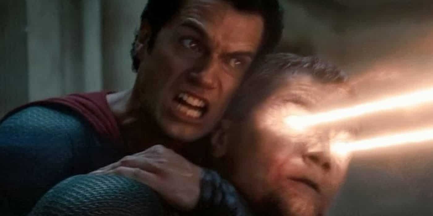 Superman breaks Zod's neck in Man of Steel