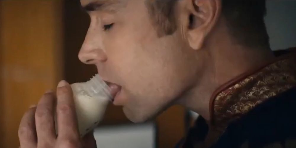 Homelander Drinks Milk in The Boys