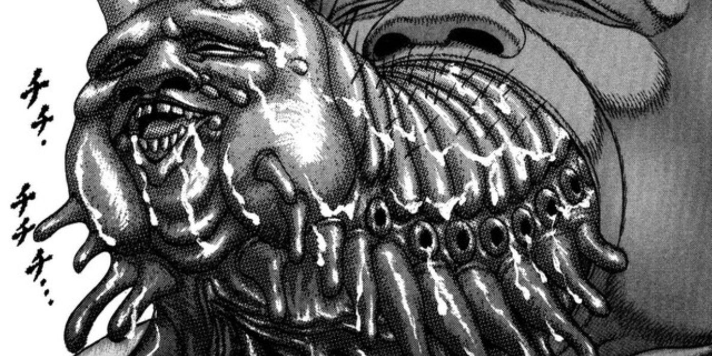 A imagem apresenta a contagem em forma de slug de apóstolo em Berserk