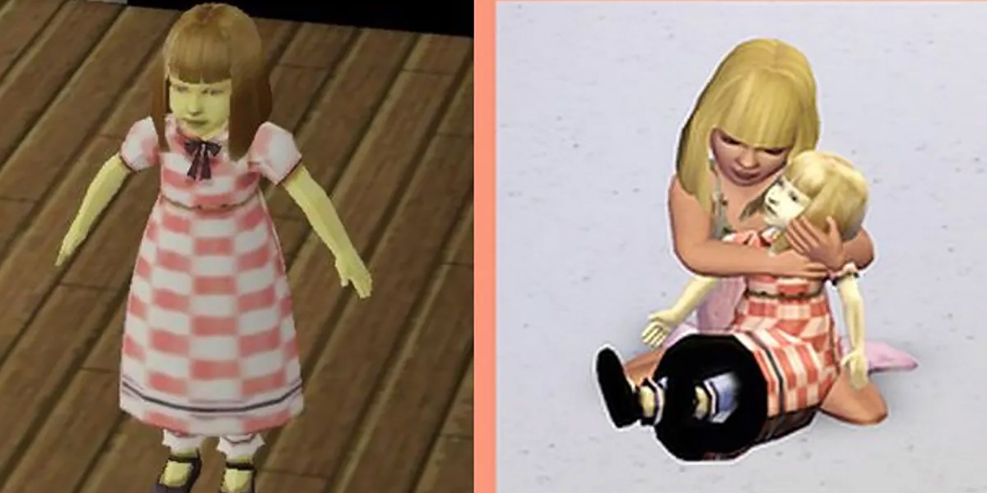 The Sims 3's corrupt Girl Dressed Doll