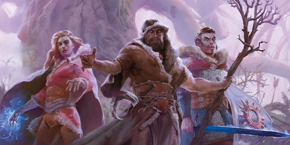 O Druida Belak em frente à Árvore Gulthias na masmorra Sunless Citadel DnD