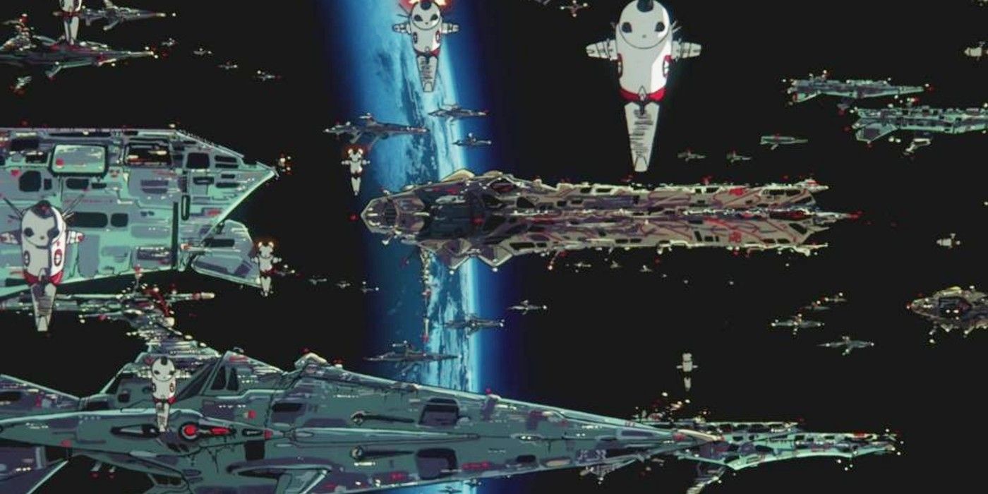 The UN Spacy Assembles Its Armada In Super Dimension Fortress Macross
