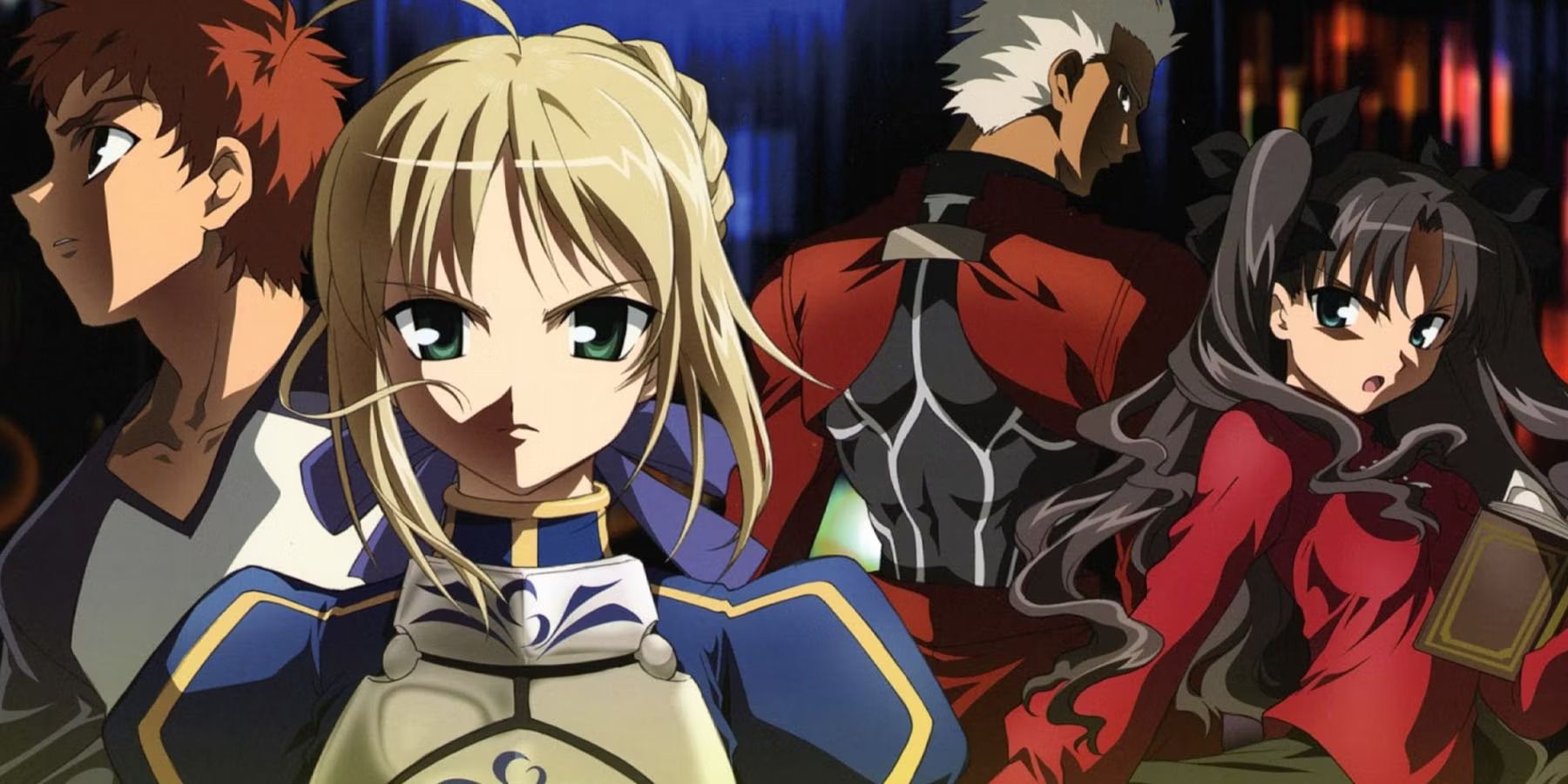 The cast of Fate/stay night.