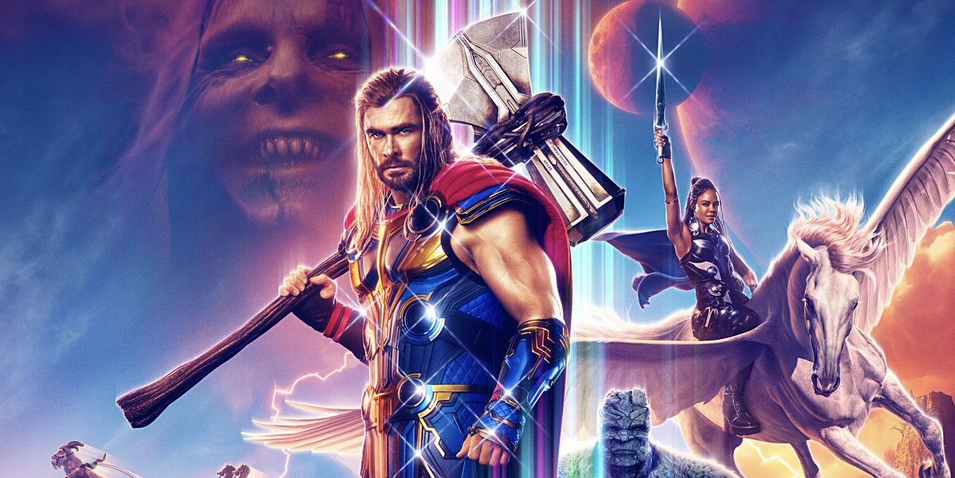 Thor Love and Thunder poster cropped