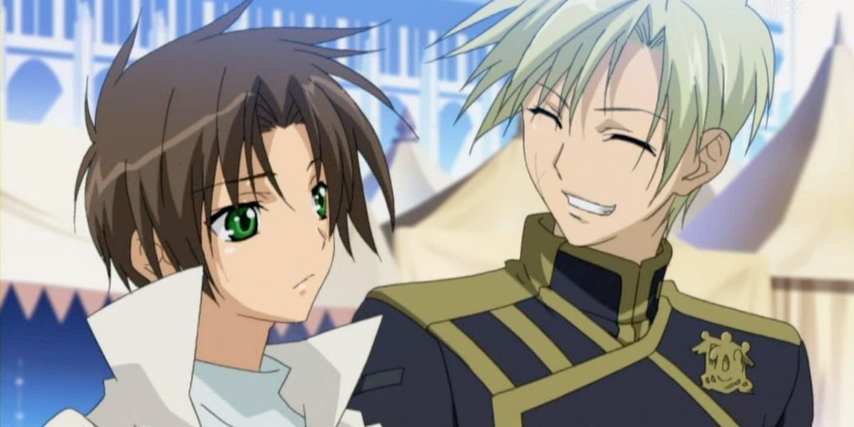 Teito talking with Mikage in 07-Ghost.