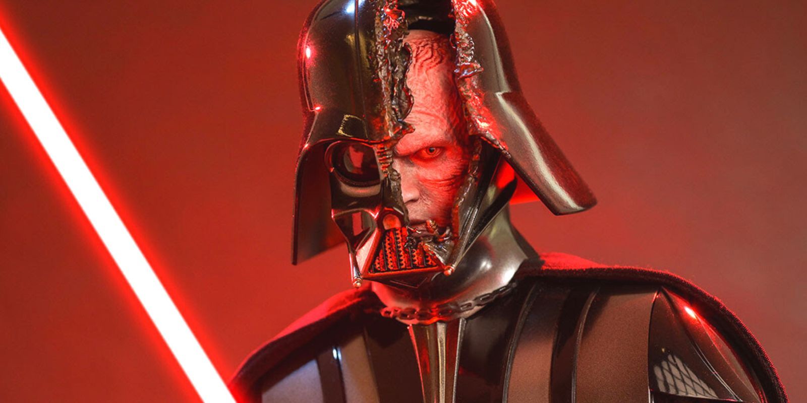 Darth Vader Hot Toys Battle-Damaged Obi-Wan Kenobi