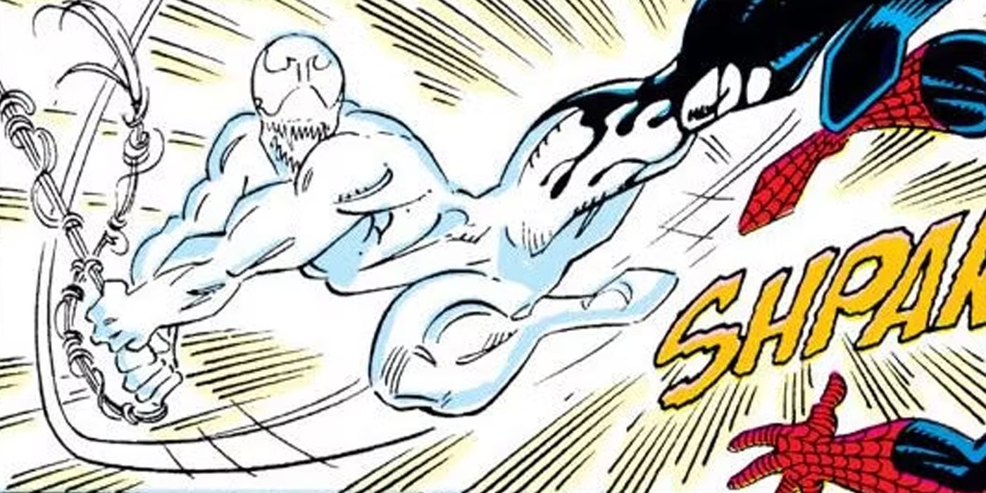 Venom turning invisible in battle with Spider-Man