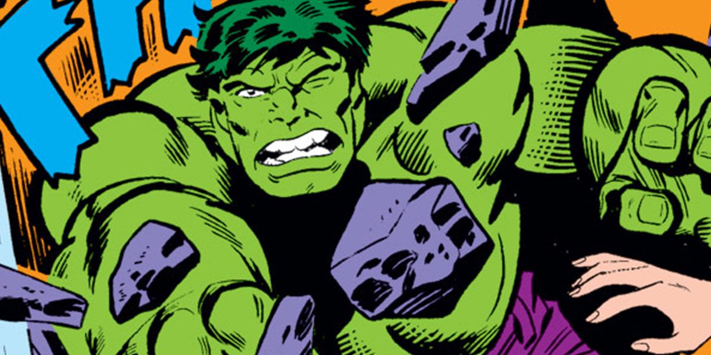 Hulk smashes through a wall