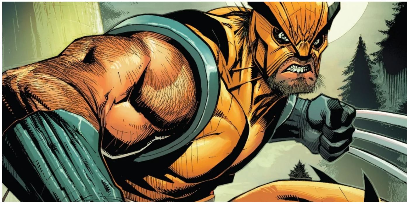 Wolverine In Attack Stance in Marvel Comics