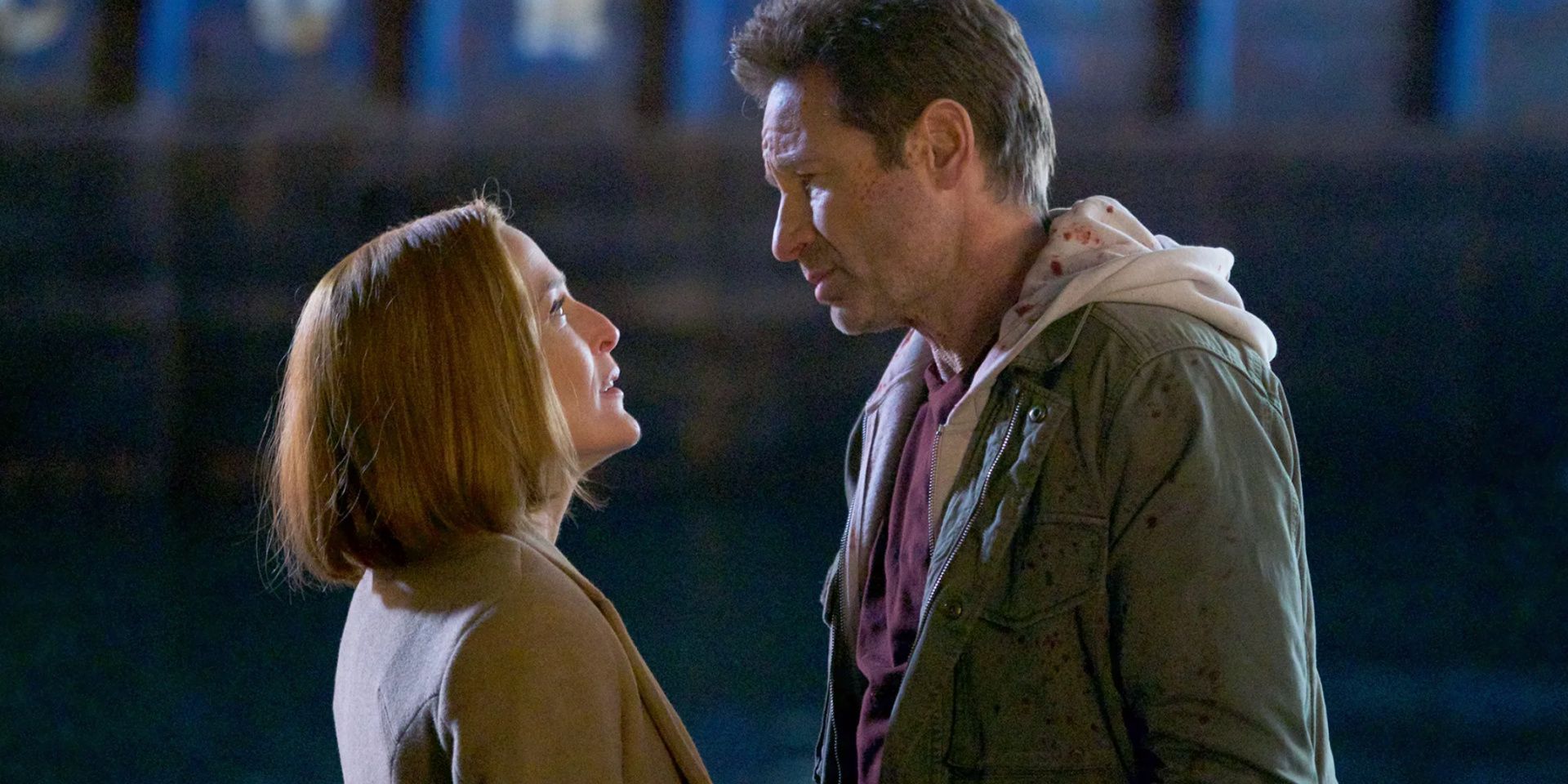Mulder and Scully in The X Files Finale