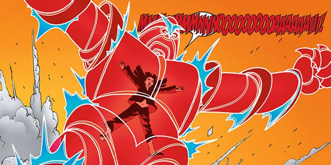 The X-Men's Armor "armors up" into a big, red, translucent mech in Marvel Comics