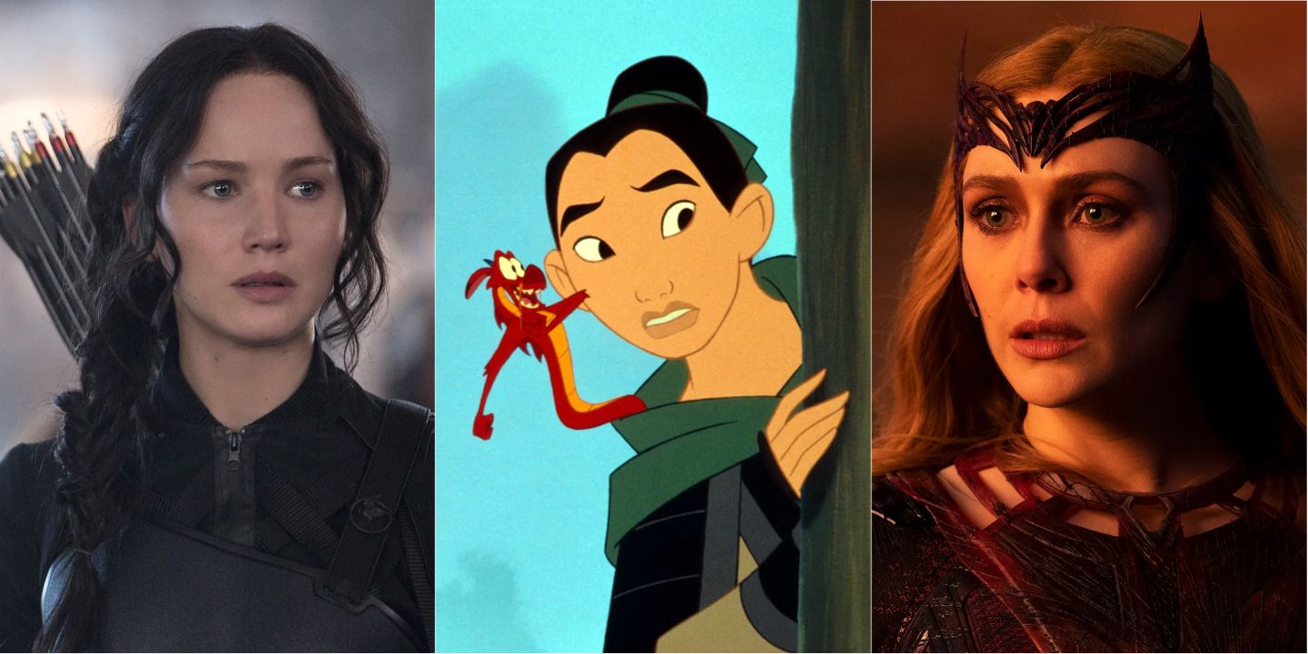 Katniss Everdeen, Mulan and Scarlet Witch