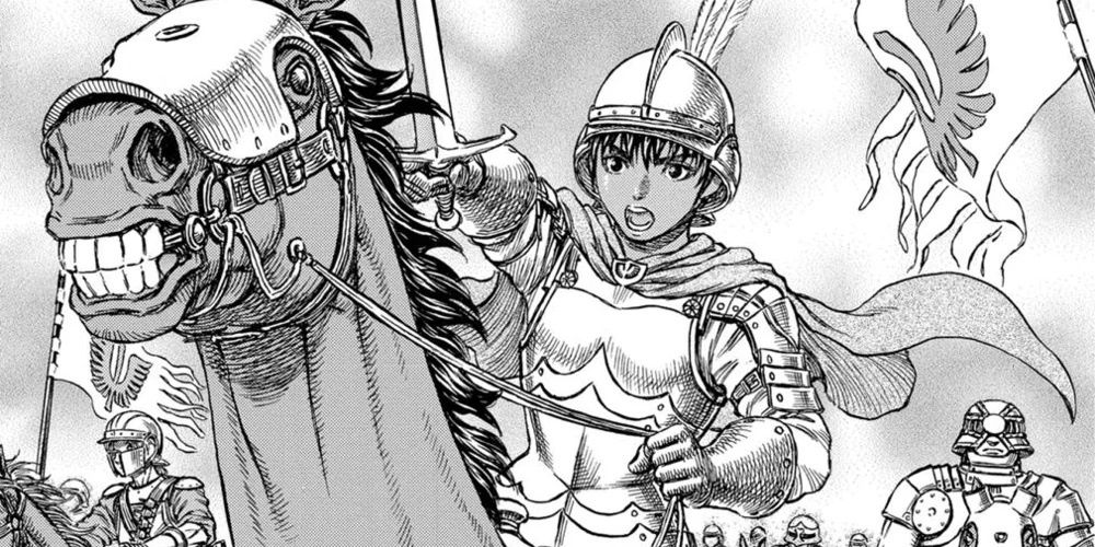 casca leading the charge