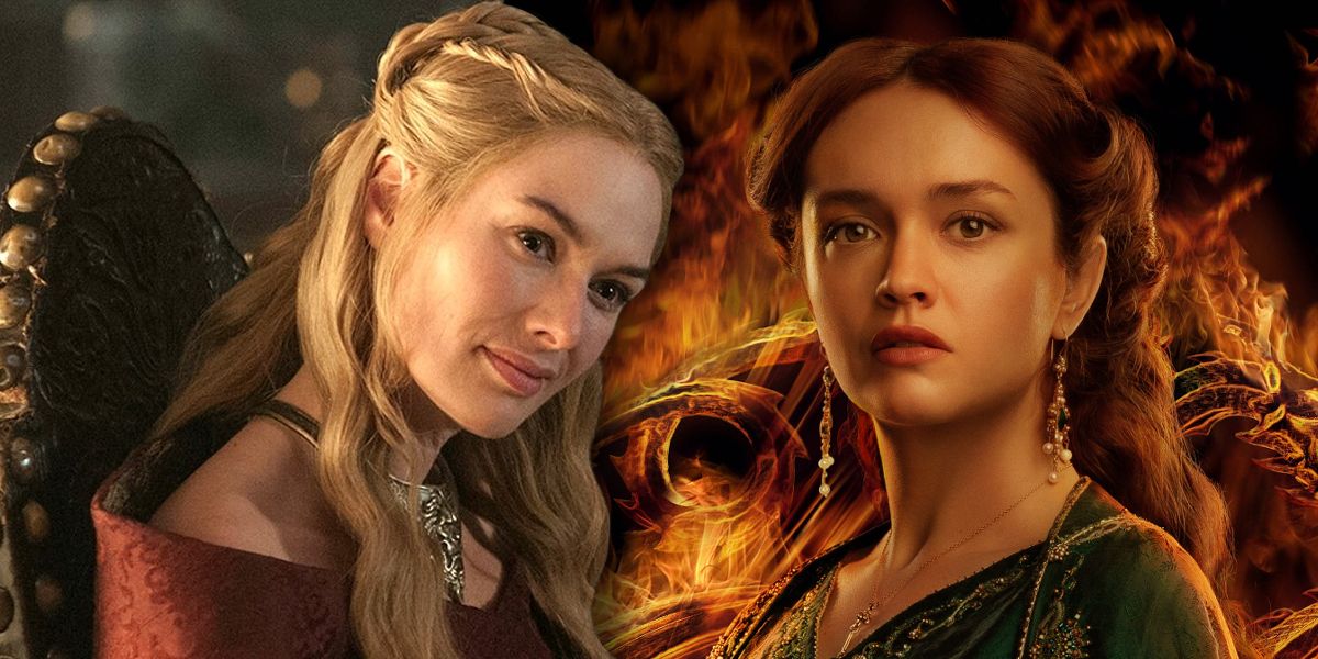 cersei lannister alicent hightower lena headey olivia cooke