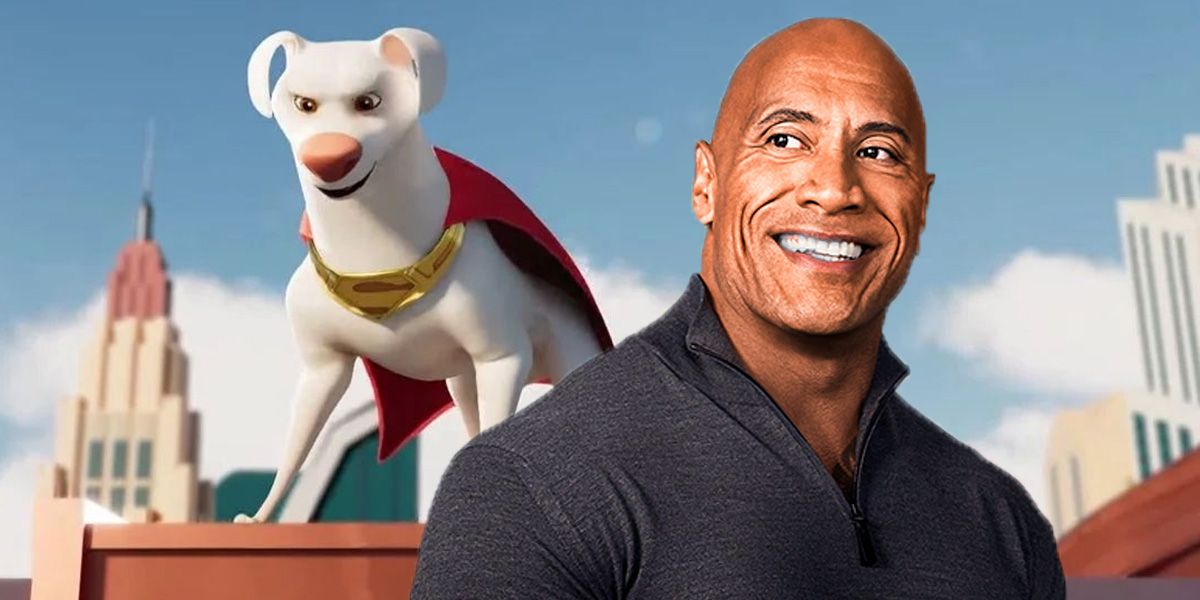 DC League of Super-Pets Krypto Dwayne Johnson