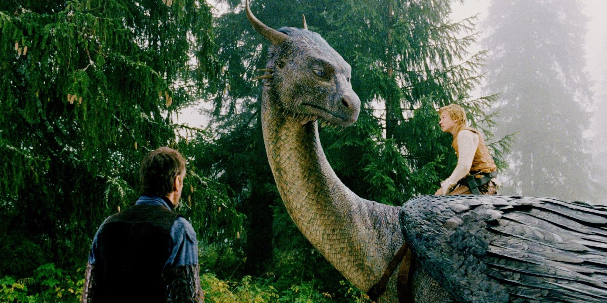 Boy and dragon in Eragon (2006)