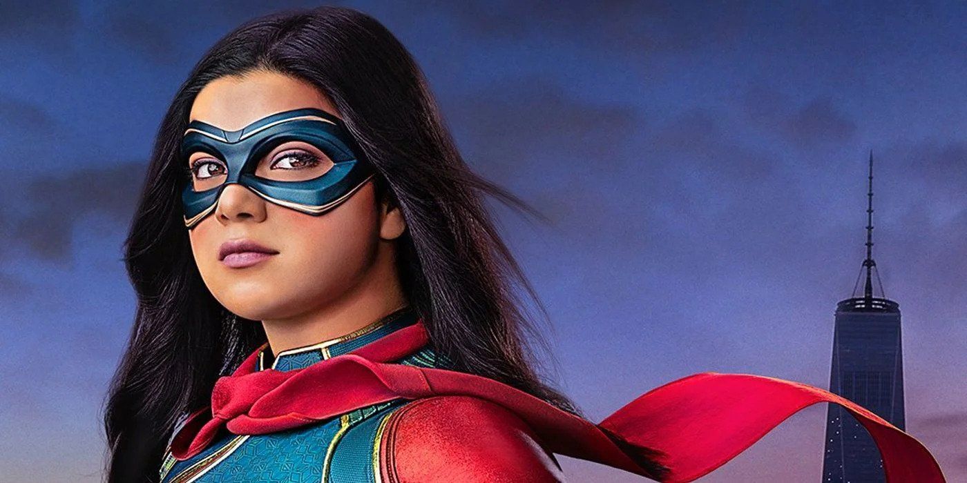 Sra. Marvel, também conhecida como Kamala Khan, na série Disney + MCU