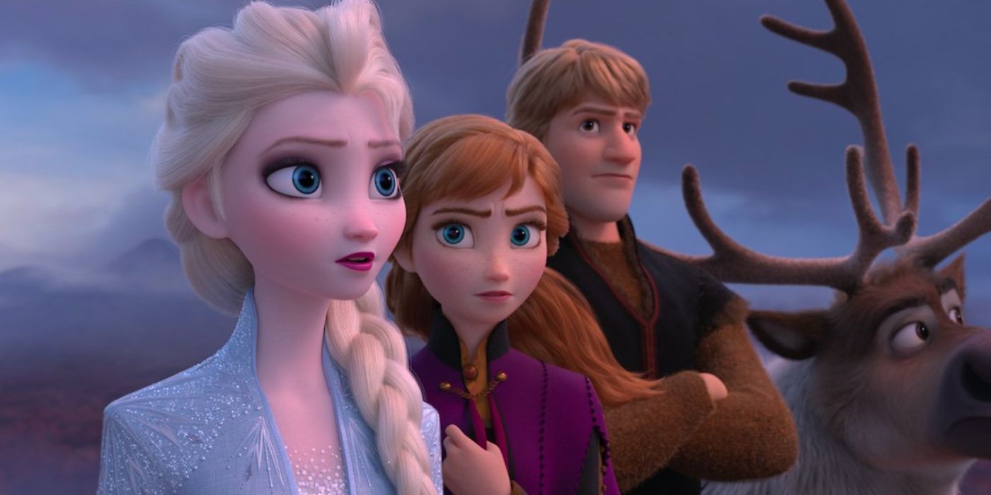 Elsa, Anna, Kristoff and Sven, Frozen 2