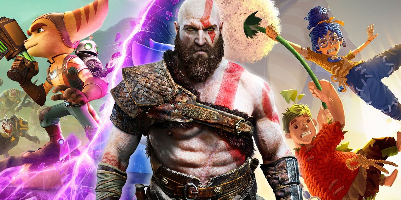 god of war, it takes two, ratchet and clank rift apart