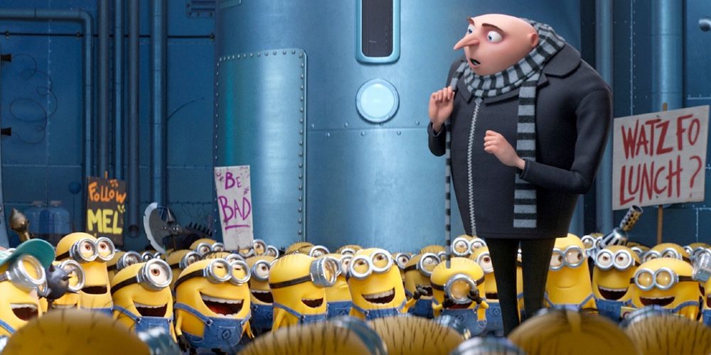 Gru and his minions from Despicable Me