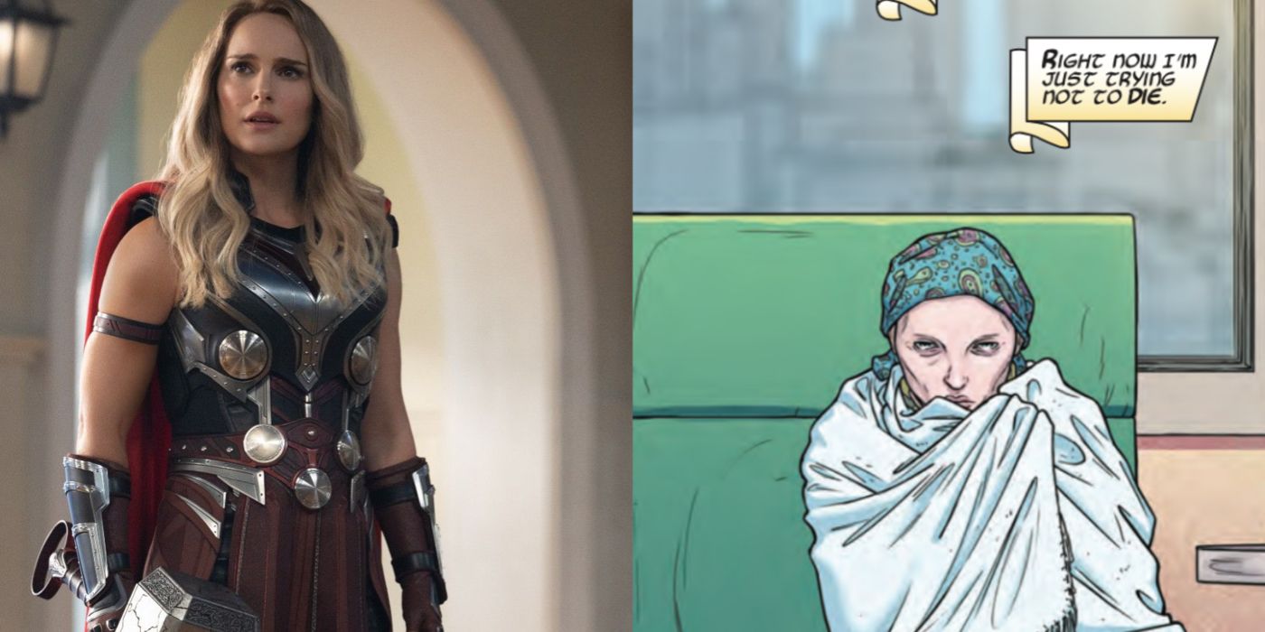 jane foster in the comics and in thor love and thunder