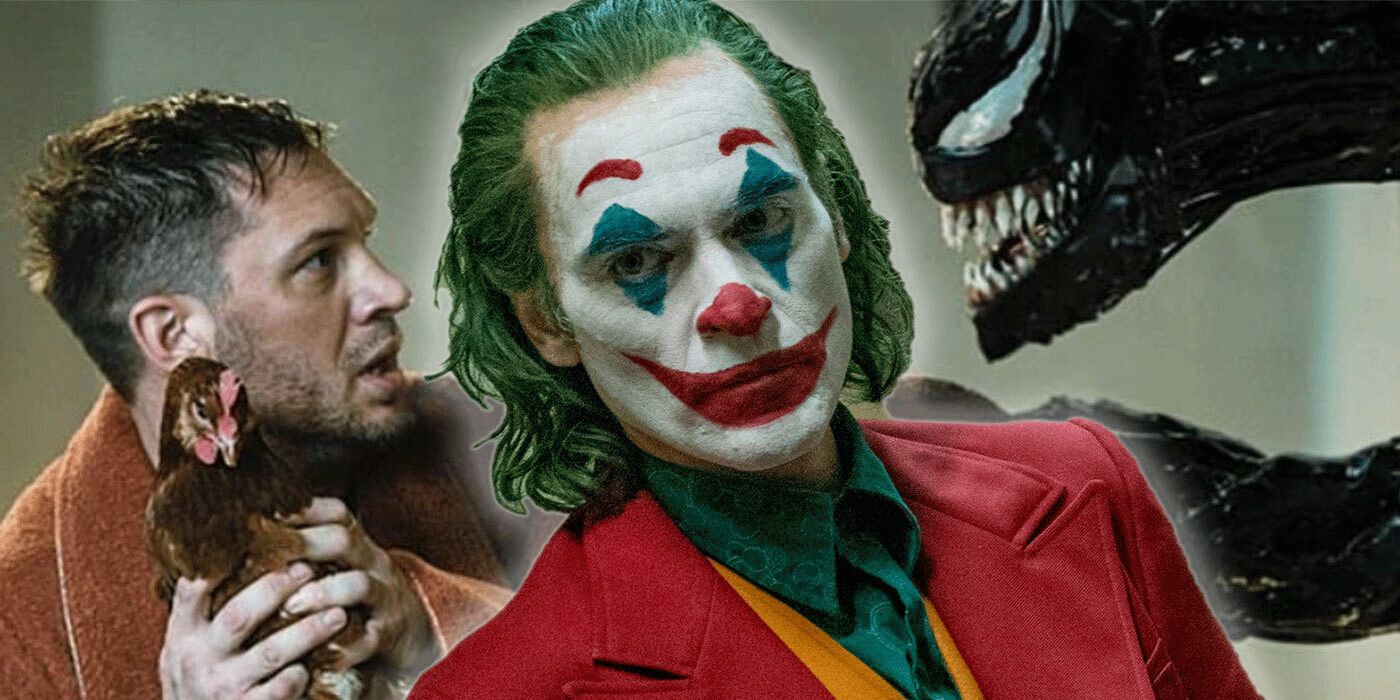 Joaquin Phoenix in Joker and Tom Hardy in Venom: Let There Be Carnage