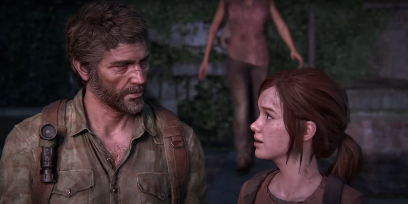 Joel e Ellie em The Last of Us Part 1 Remake