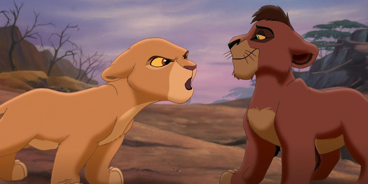 Young Kiara and Kovu, The Lion King 2: Simba's Pride