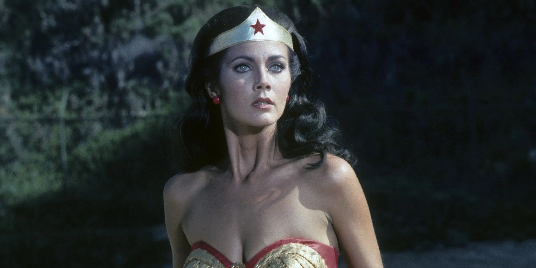 Wonder Woman, played by Lynda Carter, in the Wonder Woman TV show