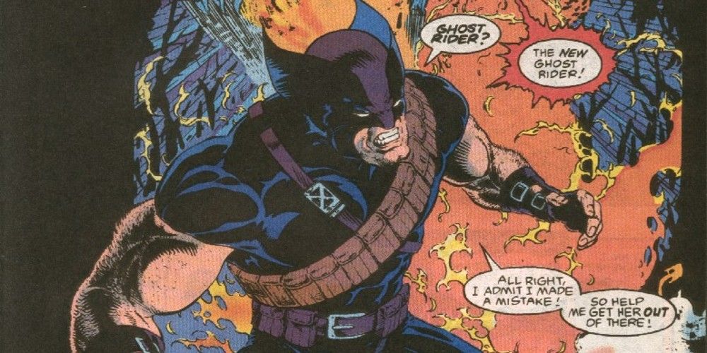 Wolverine in his black tactical suit
