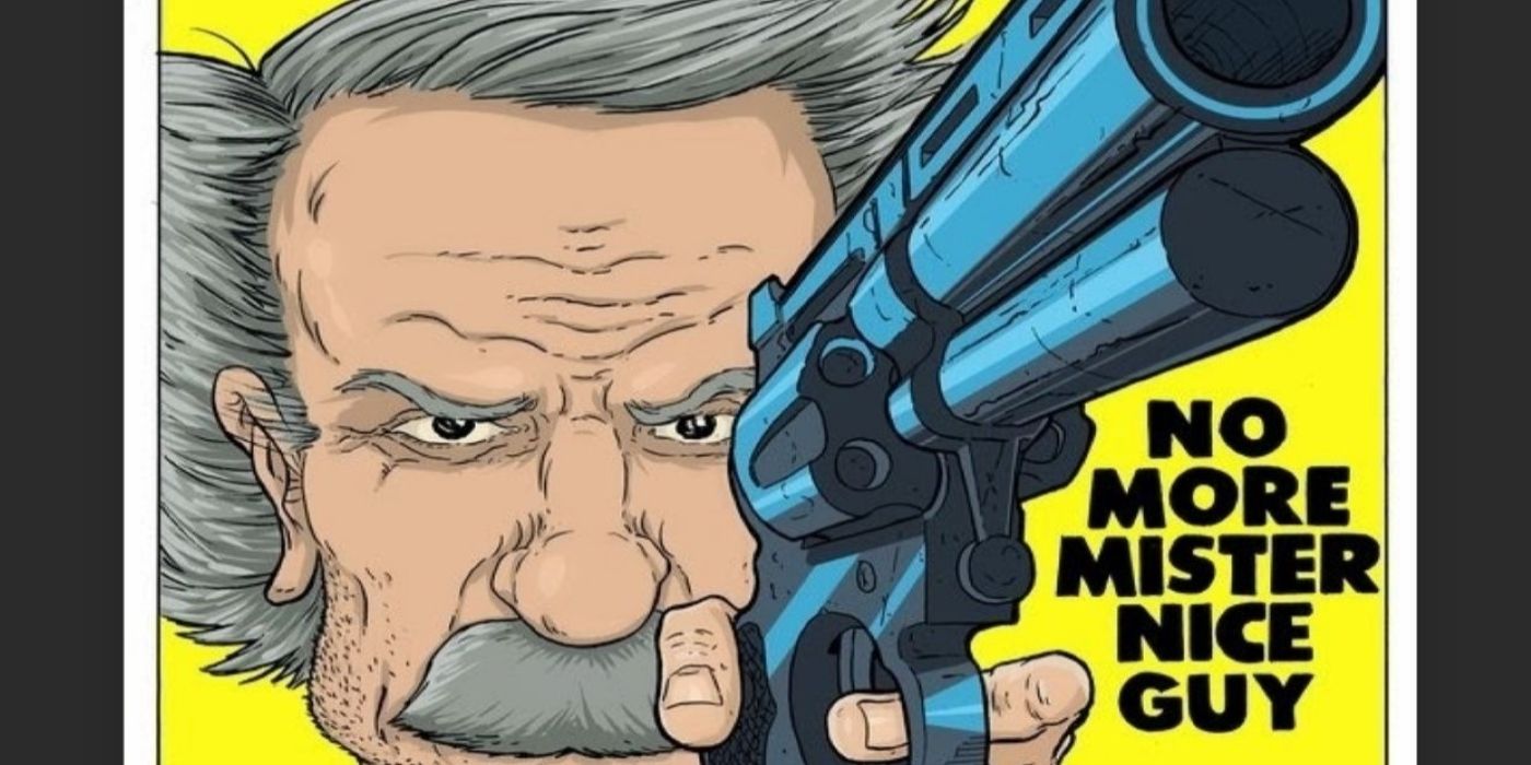 Albert Einstein Holding a Gun On the Cover Of The Manhattan Projects Comic Book