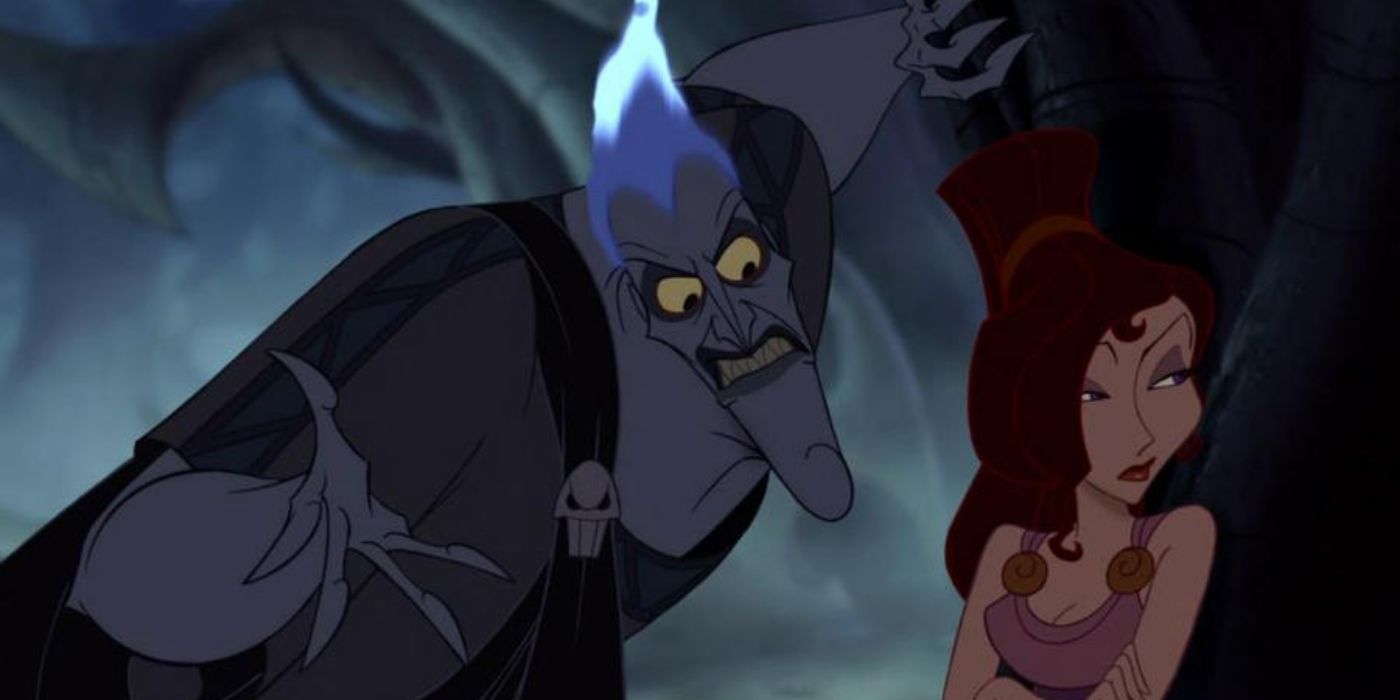 Meg and Hades fighting in Hercules