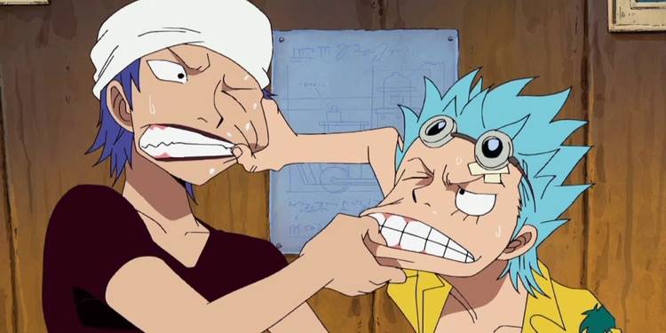 Iceberg dan Franky a.k.a Cutty Flam dalam One Piece