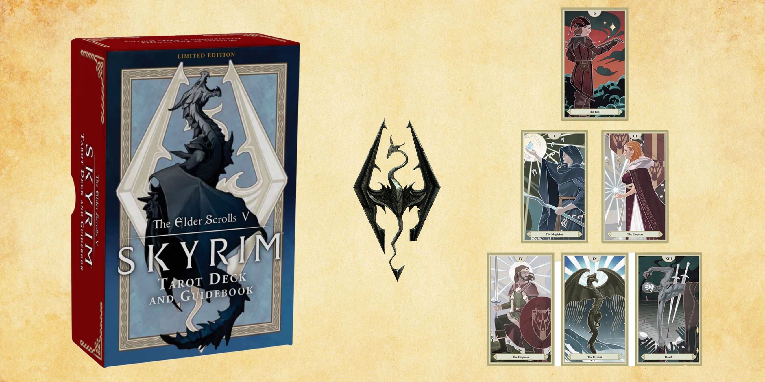 Elder Scrolls V: Skyrim Tarot Deck and Guidebook Limited Edition