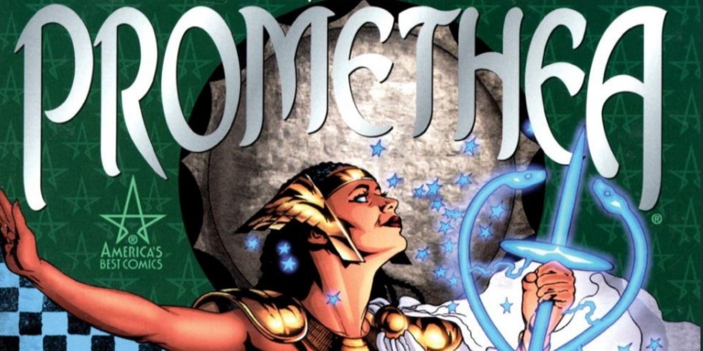 Issue 1 Cover of Promethea Showing Main Character