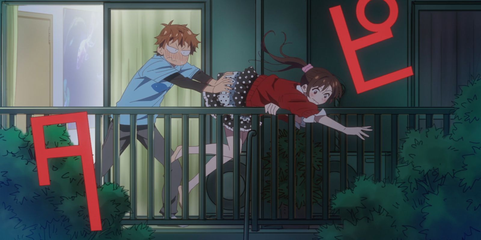 rent-a-girlfriend season 2 episode 3 kazuya kinoshita holds mizuhara butt