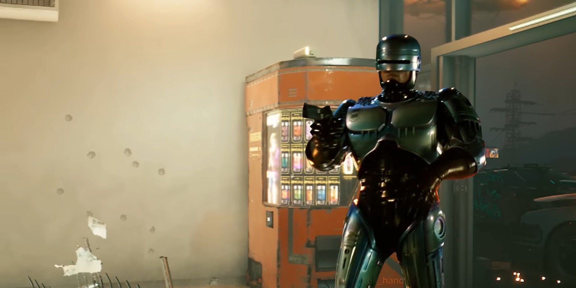 RoboCop in Cyberpunk 2077
