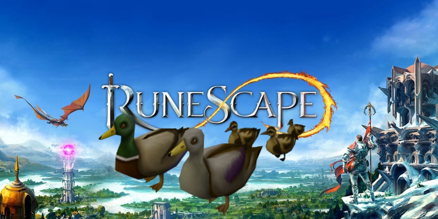 Runescape logo and Runescape ducks