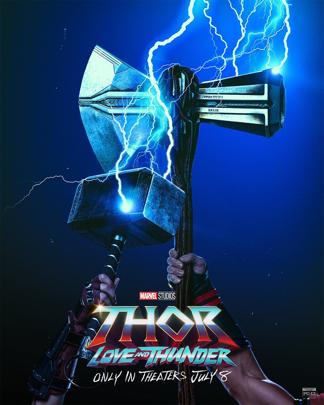 Thor: Love and Thunder Poster Unites Mjolnir and Stormbreaker