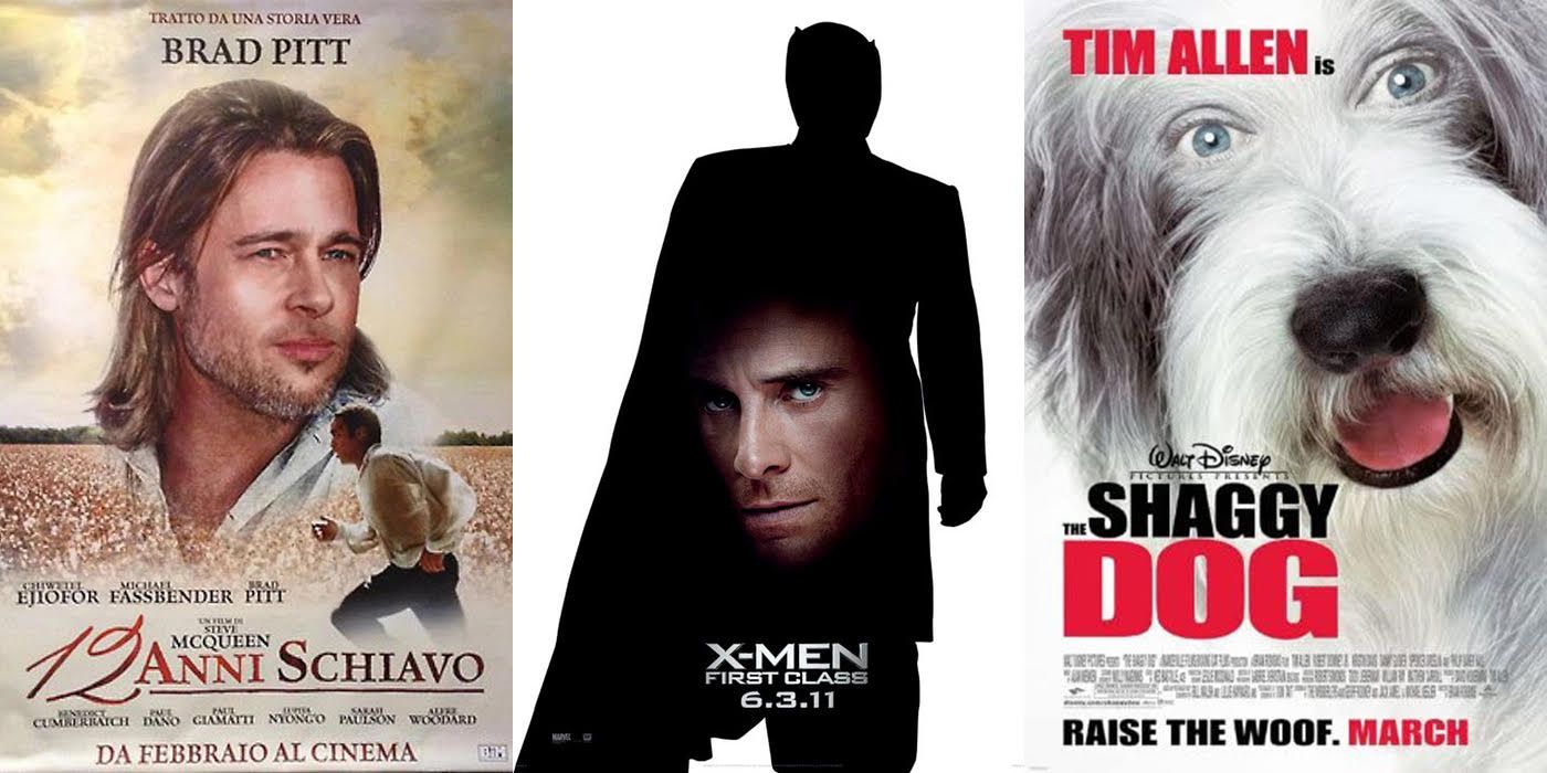 12 Years a Slave, Xmen First Class, and Shaggy Dog