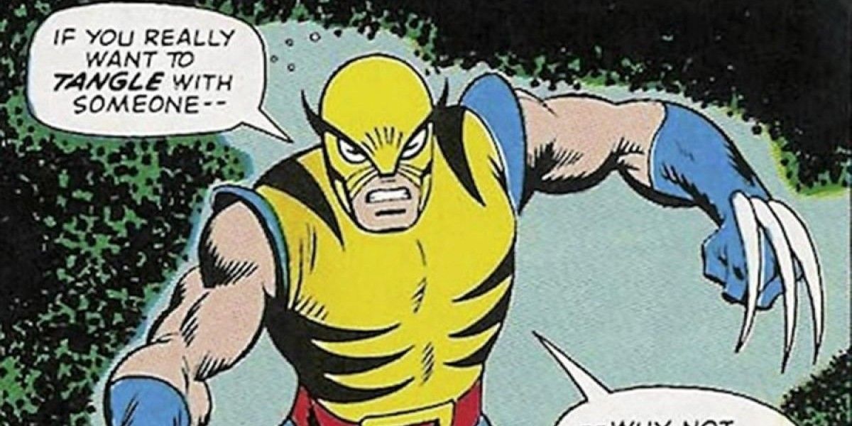 Wolverine in his first costume