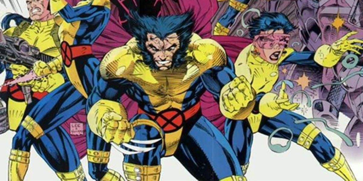 Wolverine leading multiple members of the X-Men