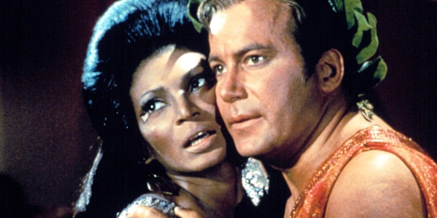 Captain Kirk and Lieutenant Uhura