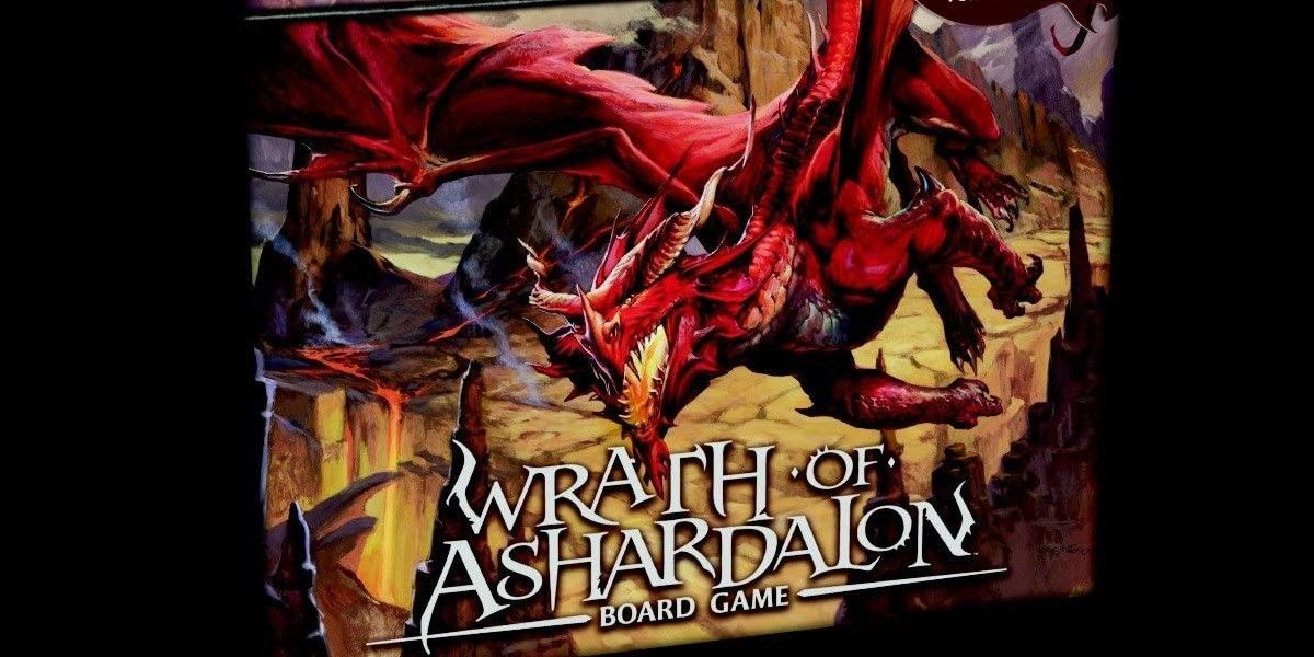 A Red Dragon on the cover of the DnD board game Wrath of Ashardalon