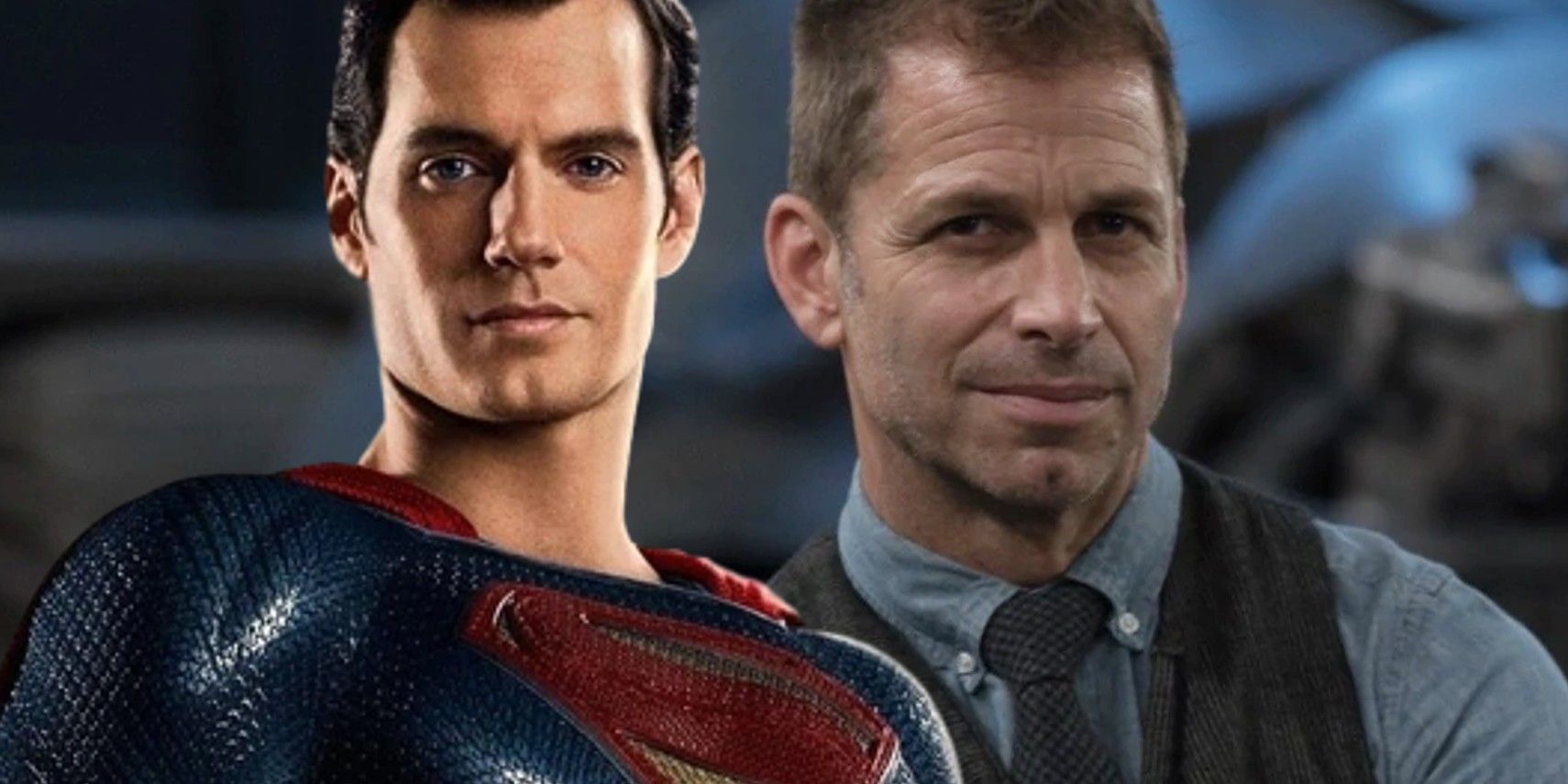 Combined image of Superman and Zack Snyder