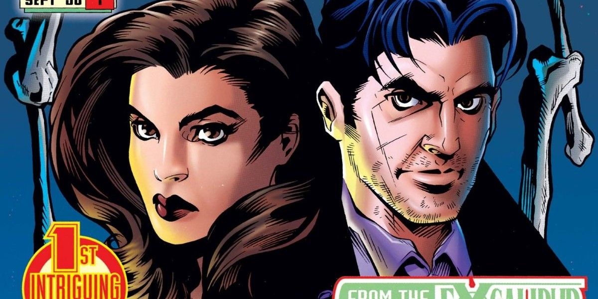 Kitty Pryde and Pete Wisdom glower on the cover of their own comic